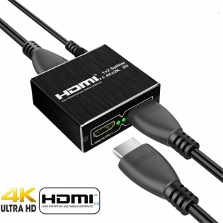 4K 60Hz HDMI 2.0 Splitter 1 in 2 out 1x2 Splitter HDMI2.0 4K Support HDCP 1.4 UHD HDMI Splitter 2.0 Switch Box For PS4 Projector