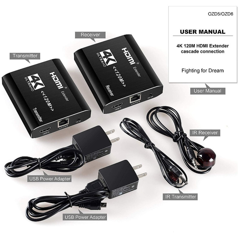 HDMI 120M Single Network Extender 4K Audio And Video Extender
